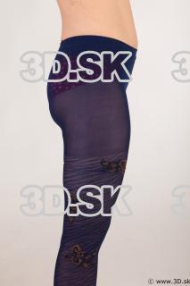 Thigh purple tights of Nadine 0001